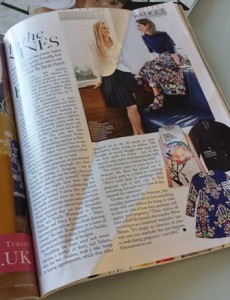 Artikel Britse Vogue - Nine in the mirror