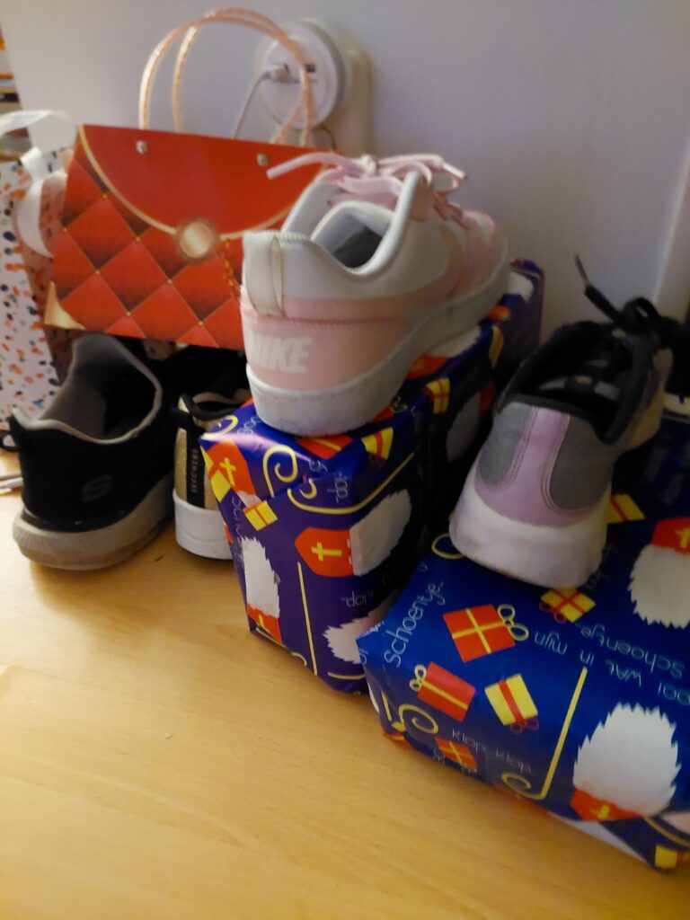 Schoen opzetten - Sinterklaas
