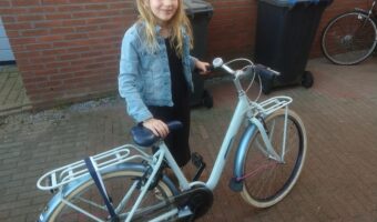 blauwe fiets