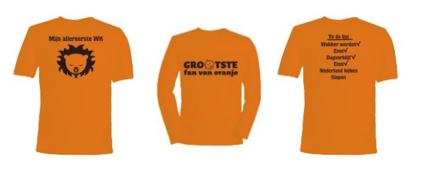 WK-shirts voor kinderen