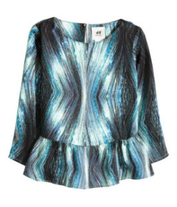 hm - satijnen blouse